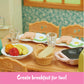 Calico Critters - Breakfast Playset - Dollhouse Furniture & Accessories - Kids Pretend Play Toy, Miniature Dollhouse Food & Accessories Set, Ages 3+