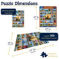 White Mountain 500 Piece Jigsaw Puzzle, National Park Posters