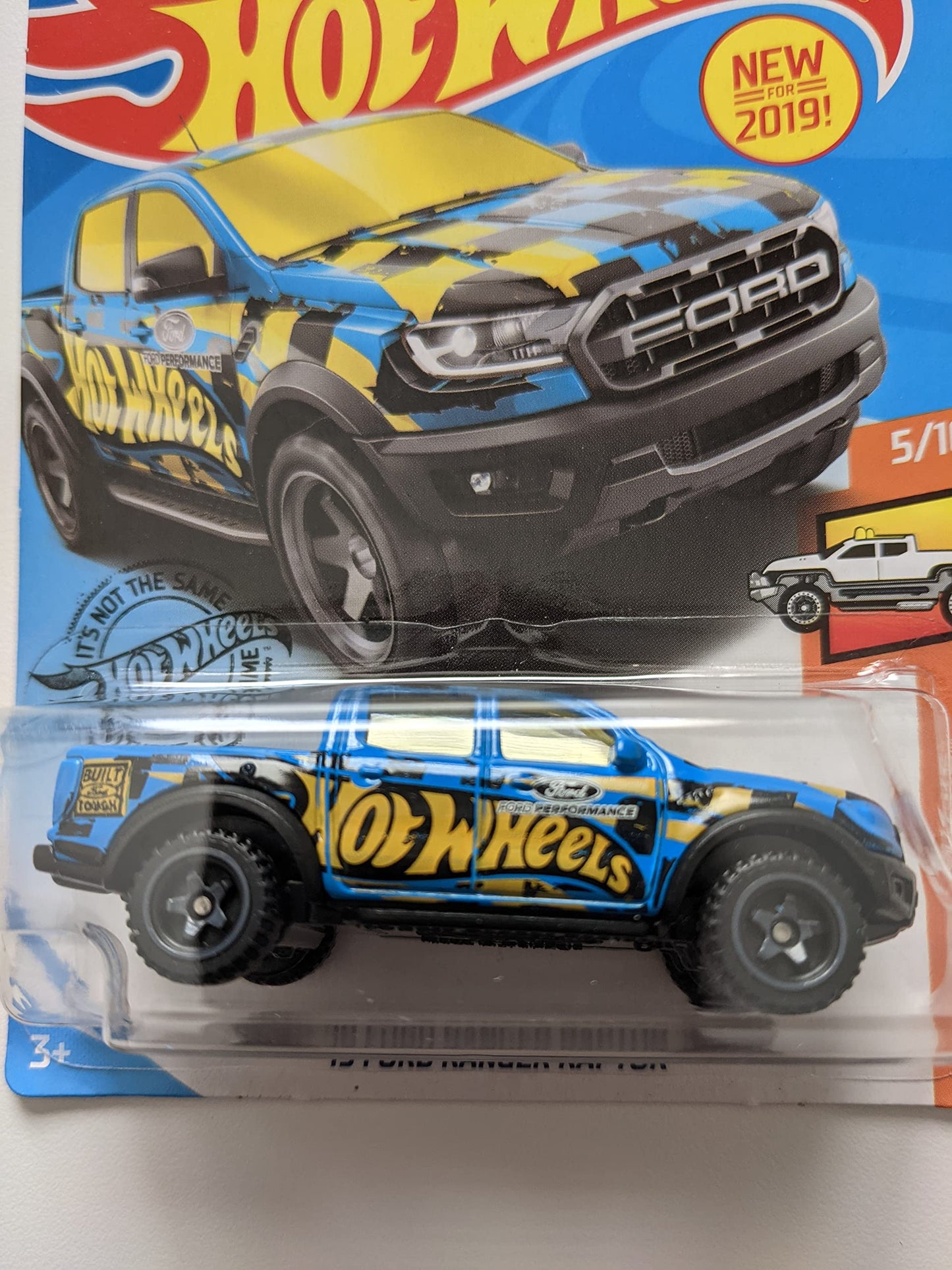Hot Wheels 2019 HW Hot Trucks '19 Ford Ranger Raptor 185/250, Blue