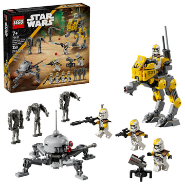 LEGO Star Wars 327th Star Corps Clone Troopers Battle Pack Building Toy - Pretend Play Set for Boys & Girls, Ages 7+ - Collectible Model Kit & Kids