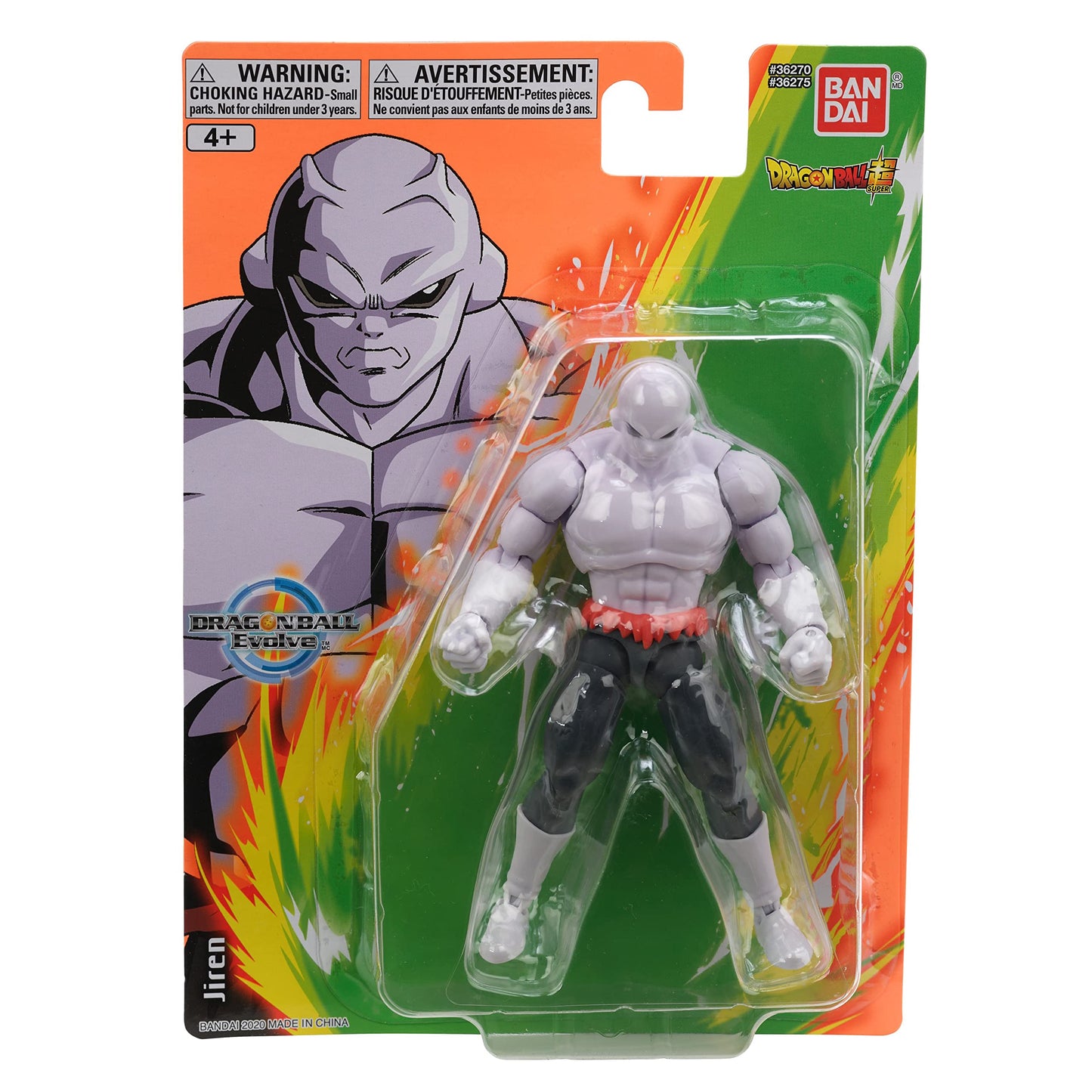 Bandai Namco - Dragon Ball Super - Jiren, Dragon Ball Evolve 5" Action Figure