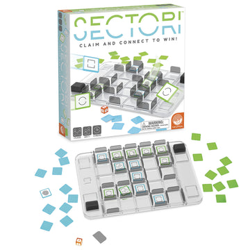 Sectori Strategy Board Games for 2 Players for Family Night or for Kids and Adults Ages 7+