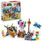 LEGO Super Mario Dorrie's Sunken Shipwreck Adventure Expansion Set, Super Mario Collectible Toy for Kids with Cheep Cheep, Cheep Chomp and Blooper
