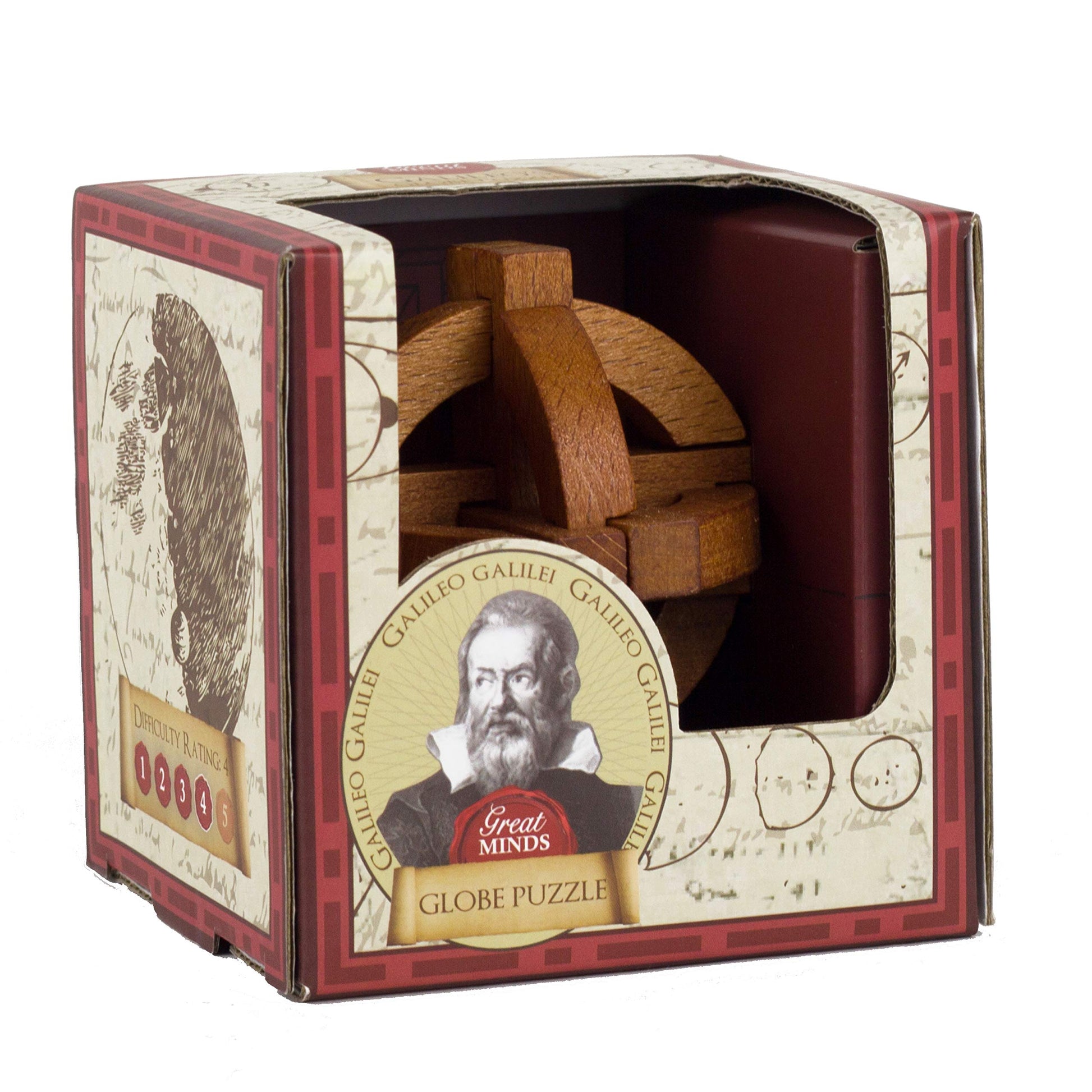 Professor Puzzle Galileo’s Globe Puzzle - Brain Teaser Puzzle 3D Wooden Puzzles/Brain Teaser Toy to Develop Problem Solving Skills.