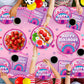 Dollhouse Birthday Party Supplies, Dollhouse Birthday Party Decorations for kids Party Supplies Set, Include Happy Birthday Banner, Plates, Napkins