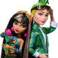 Monster High Howliday Love Edition Dolls, Cleo De Nile & Deuce Gorgon Collector 2-Pack with Valentine's Accessories & Displayable Packaging