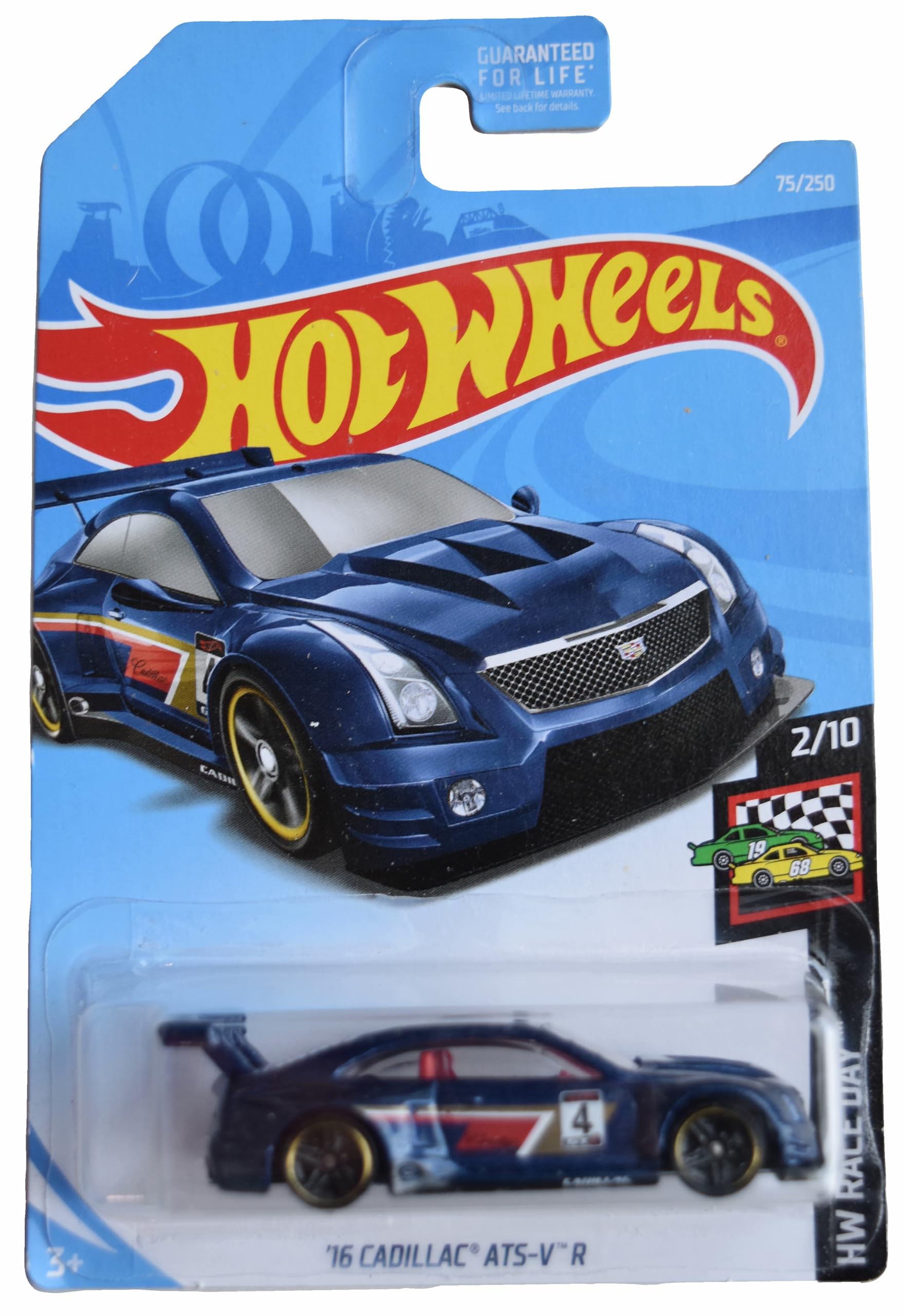 Hot Wheels '16 Cadillac ATS-V R, HW Race Day 2/10 [Dark Blue] 75/250