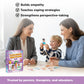 SkillEase Exploding Emotions Flashcards and Game: 2 in 1, Hilarious Family Fun, Social Emotional Learning, Feeling Cards for Kids, Teaches Social