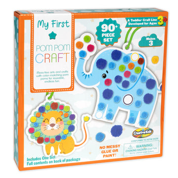 My First Pom Pom Craft Kit for Kids Ages 3+