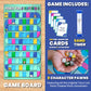 Points for Everything Family Party Game by Taco Cat Games | Easy to Learn Funny Group Board Game with Quick Setup | Includes Board, Cards, Pawns, Sand