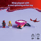 LEGO NINJAGO Sora's Dragon Spinjitzu Spinner - Spinning Blade Battle Building Toy for Kids, Boys and Girls, Ages 6+ - with 2 Minifigures - Gift Idea