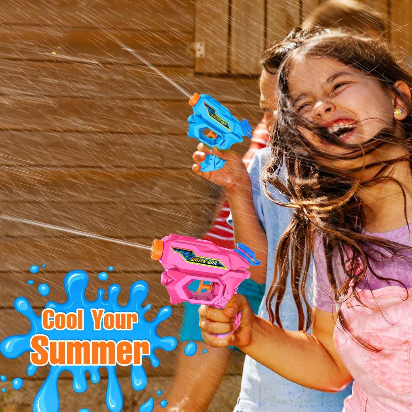 Water Gun Mini Squirt Guns, Water Guns for Kids Adults Water Pistol Small Water Blaster for Boys Girls Toddlers, Summer Toys for Outdoor Ages 2-4