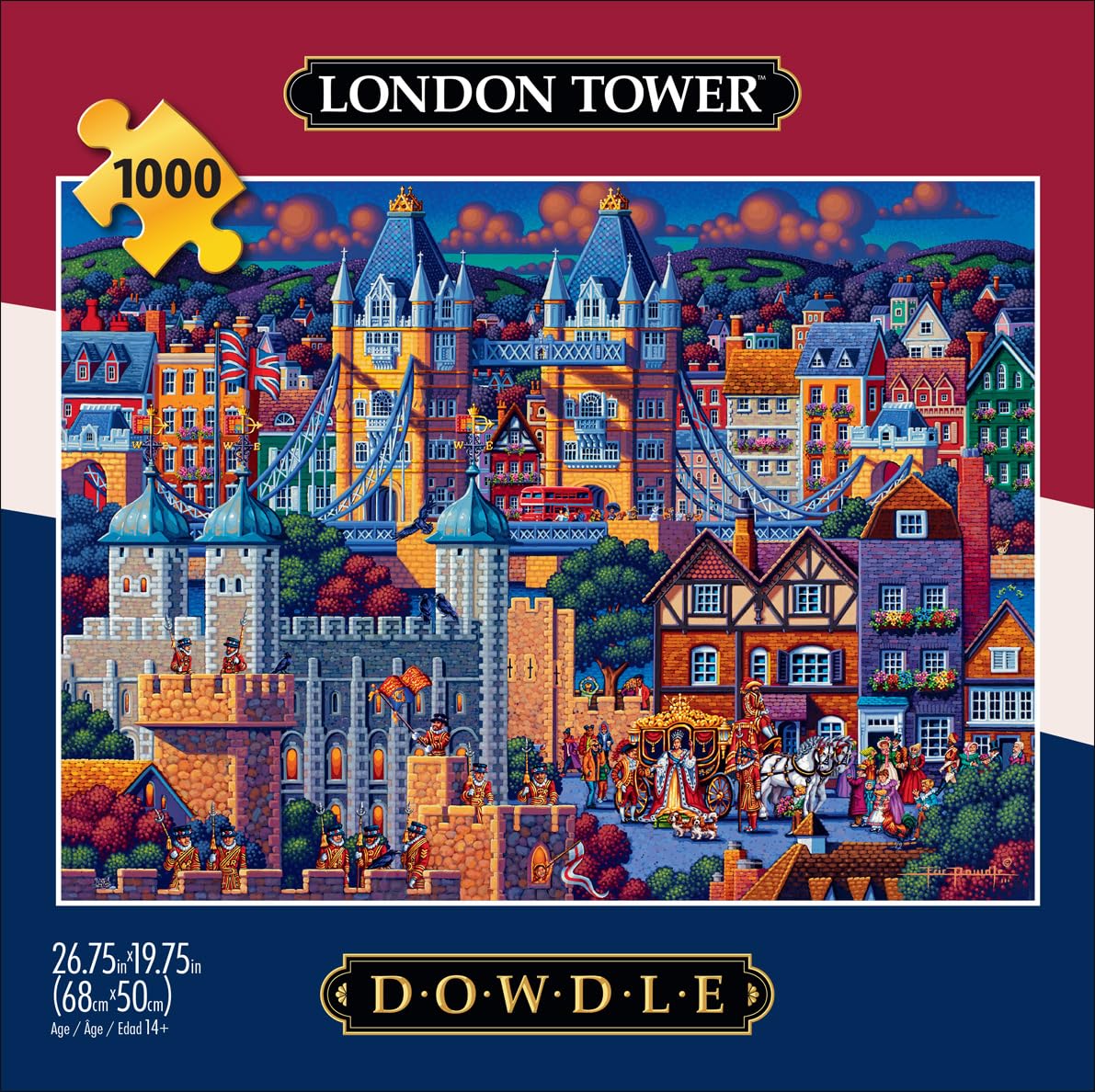 Buffalo Games - Eric Dowdle London Tower - 1000 Piece Puzzle for Adults