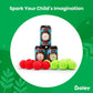 Boley Mega Ball Blasters and Goggles - 67 Pc Foam Balls and Plastic Toy Gun Set for Kids Ages 3+