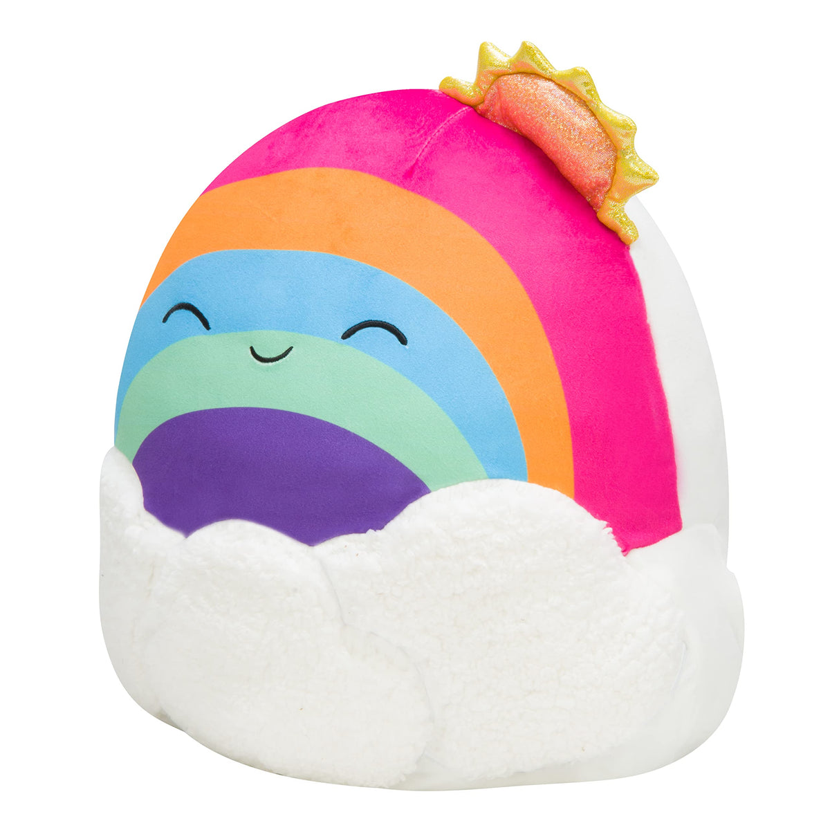 Squishmallows 14-Inch Sunshine Rainbow with Clouds - Large Ultrasoft Official Kelly Toy Plush