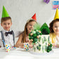 38 PCS Balls Cake Toppers Palm Leaves Cake Decorations for Birthday Wedding Baby Shower Party Supplies (Green)