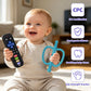 Teething Toys for Babies 0-6 6-12 12-18 Months Bpa Free Teething Sticks and Remote Teether for Babies Baby Sensory Chew Toys for Infants 0-18 Months