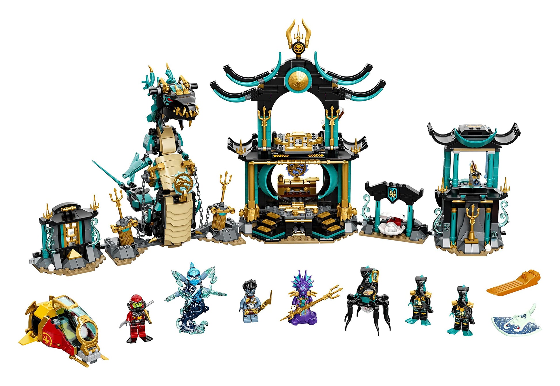 Lego 71755 NINJAGO Temple of The Endless Sea Building Toy, Underwater Playset with Ninja Kai Minifigure, Gifts for 9 Plus Year Old Boys & Girls