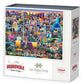 Boardwalk Las Vegas Strip 1000 Piece Jigsaw Puzzle Colorful Nevada Travel Puzzles with Premium Box, Gift for Adults and Family 19"x26"