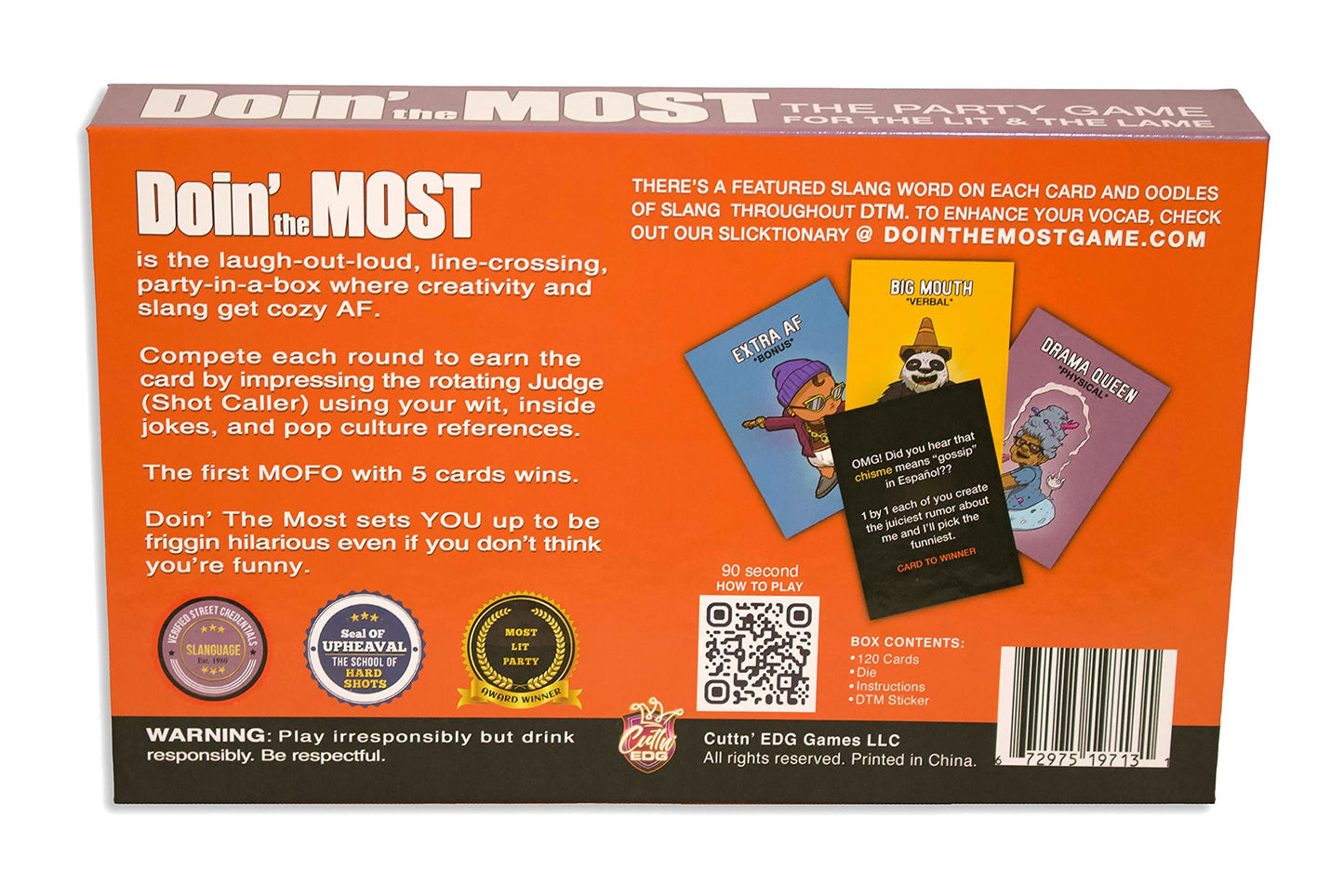 Doin The Most - A Drinking Party Card Game for Adults