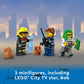 LEGO City Fire Rescue & Police Chase Building Set 60319 - Kid's Fire & Police Build, Featuring 3 Minifigures, Emergency Truck, Patrol Car, Motorcycle