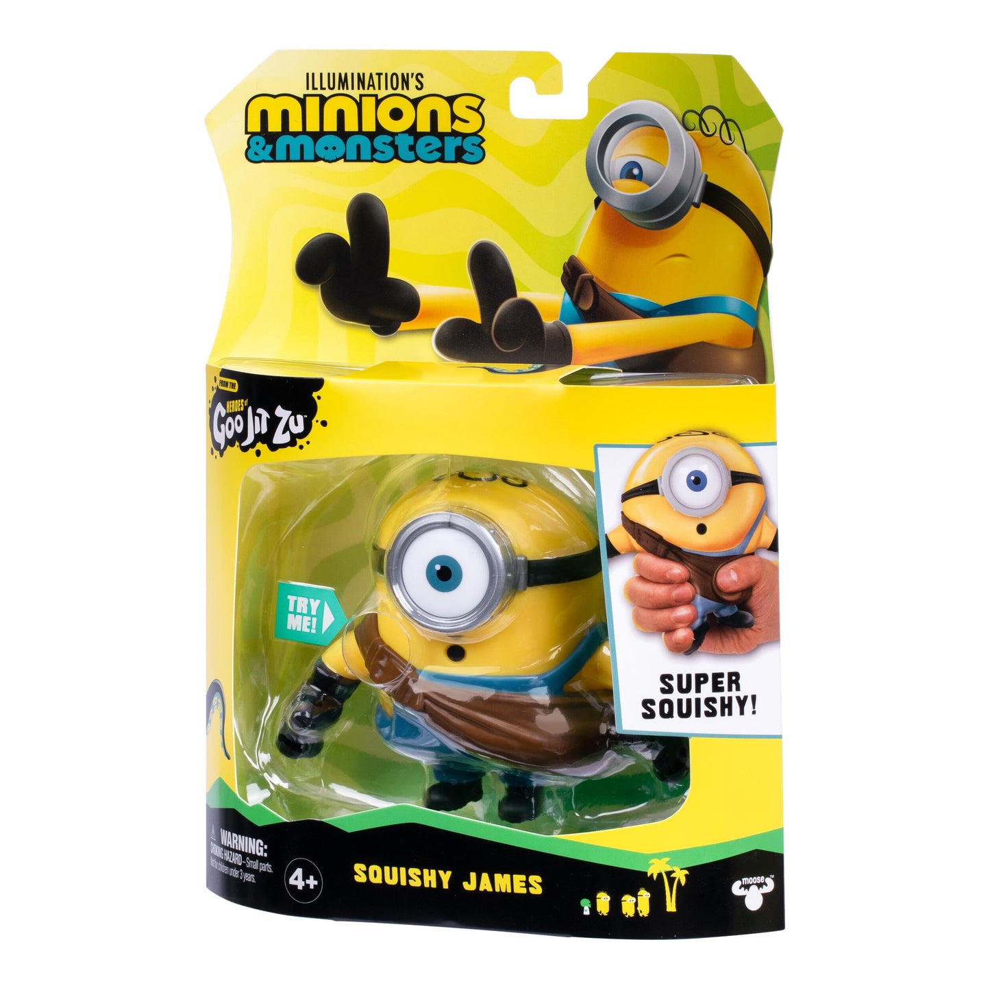 Minions Monsters x Heroes of Goo JIT Zu Squishy James Action Figure