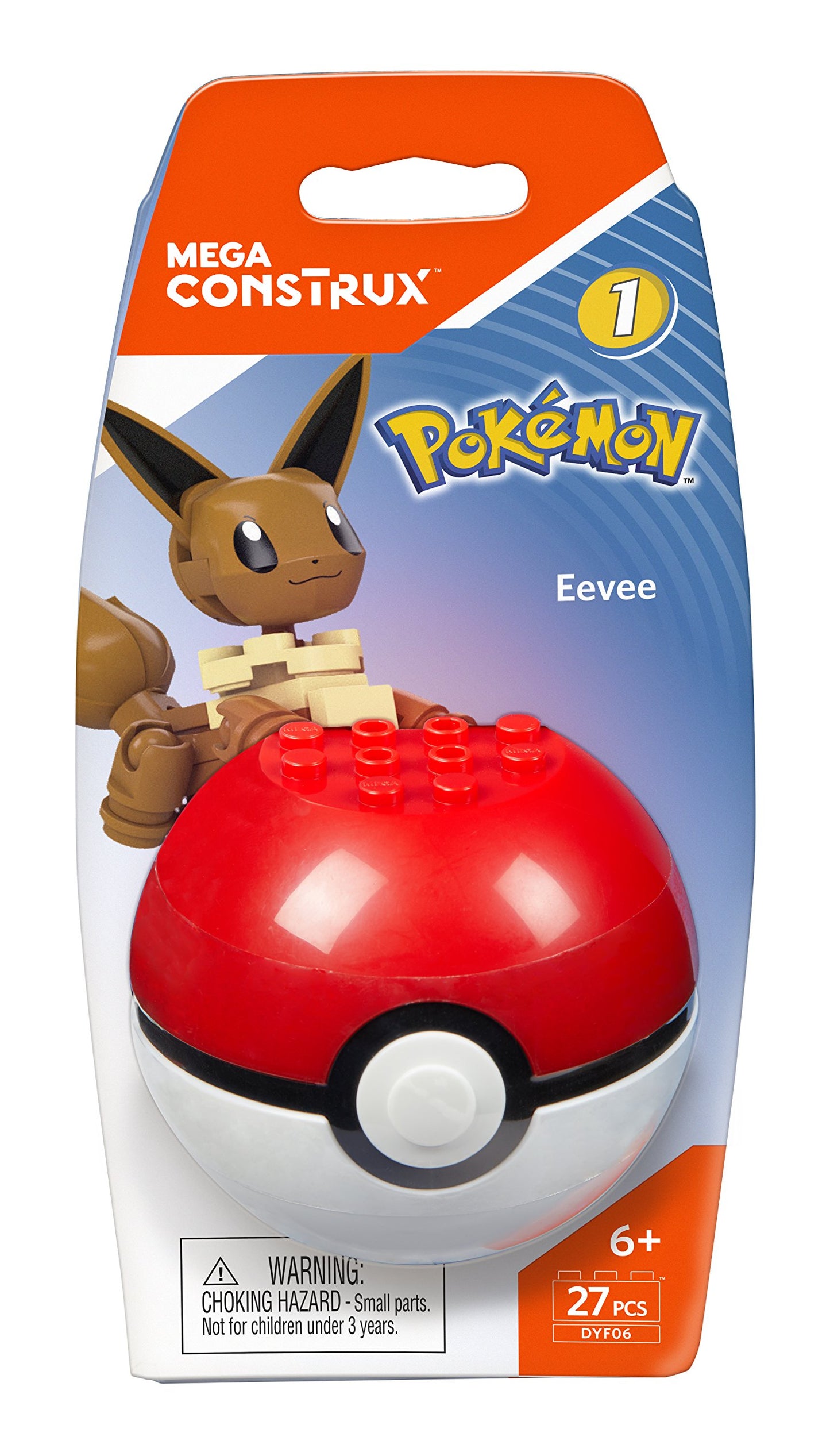 Mega Bloks Construx Pokemon Eevee Building Set