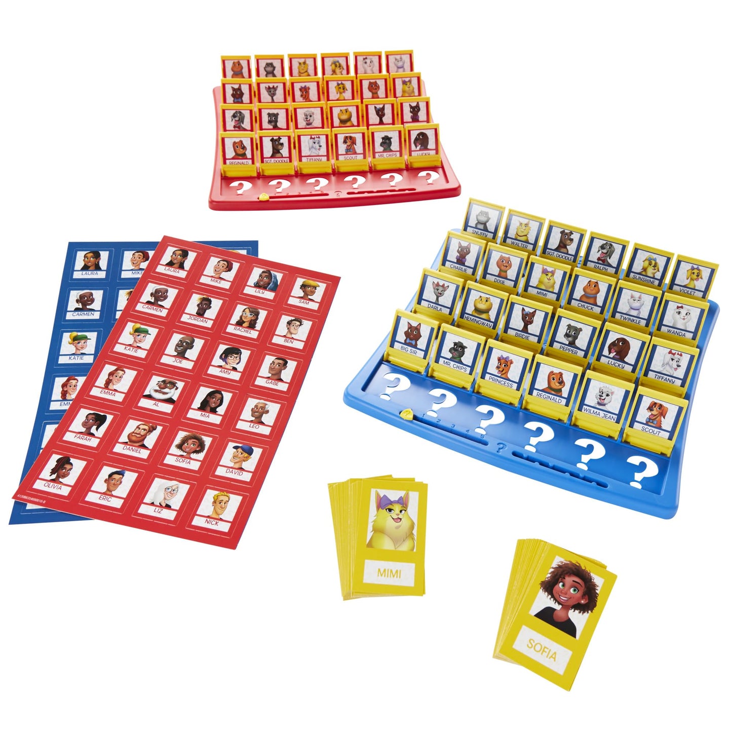 Hasbro Gaming Guess Who? Board Game, with People and Pets Cards, The Original Guessing Game for Kids, Ages 6 and Up, Easter Gifts for Boys and Girls