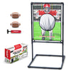 GoSports Red Zone Challenge Football Toss Game for Kids - Football Throwing Target with 2 Inflatable Footballs