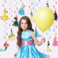 Princess Party Decorations, 28 Pcs Princess Theme Hanging Swirl Decorations, Ceiling Streamers for Girls Birthday Party, Kids Party & Baby Shower