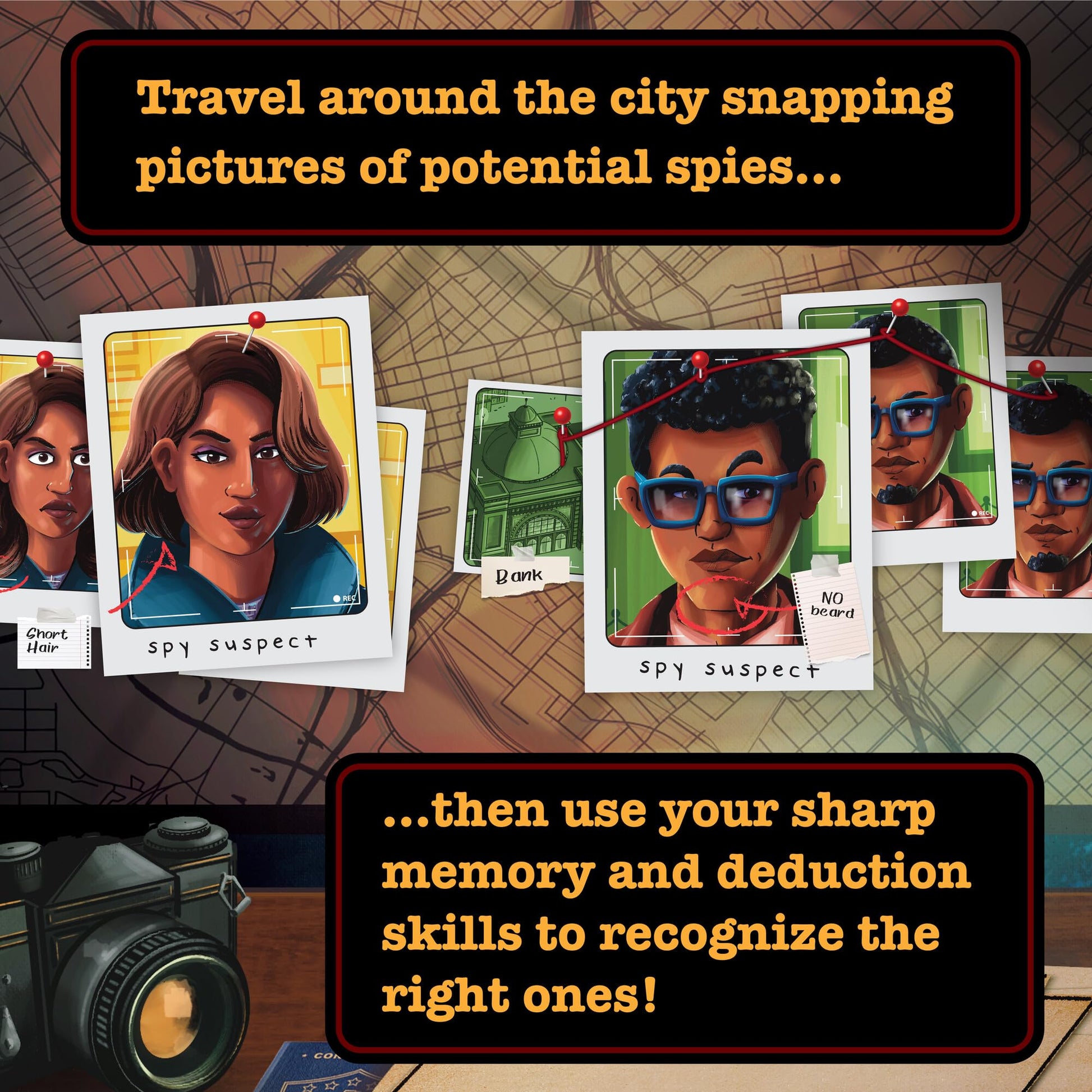 MindWare Mission: Spy Detective Family Board Game - Spy Game for 8 Year Olds and Up