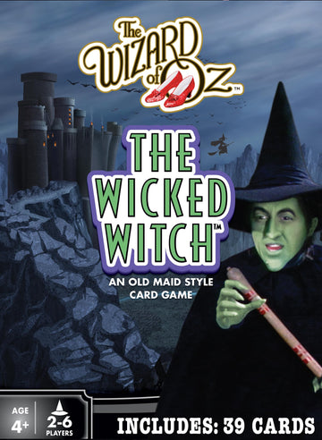 Masterpieces Wizard of Oz - Wicked Witch Old Maid Card Game - Fun Family Entertainment for Families - Educational, Engaging, and Perfect for Game
