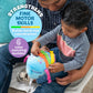 Buckle Toys - Bubbly Narwhal - Develop Fine Motor Skills - Sensory Learning Activity Toys - Toddler Plane Travel Essential