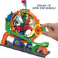 Hot Wheels City Track Set with 1 Hot Wheels Car, Kid-Activated Ferris Wheel with Carnival Lights & Sounds, Ferris Wheel Playset, HKX46