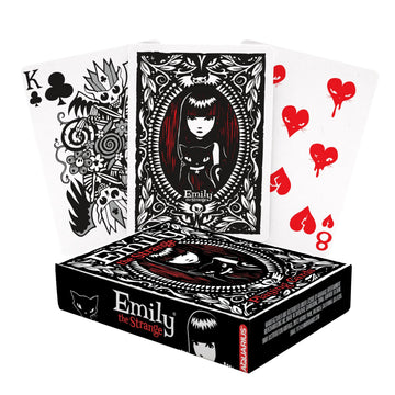 AQUARIUS Emily The Strange Playing Cards - Emily The Strange Themed Deck of Cards for Your Favorite Card Games - Officially Licensed Emily The Strange