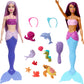 Mermaid Barbie Dolls 2-Pack: Sea Animals, Headbands & Ocean Accessories by Barbie