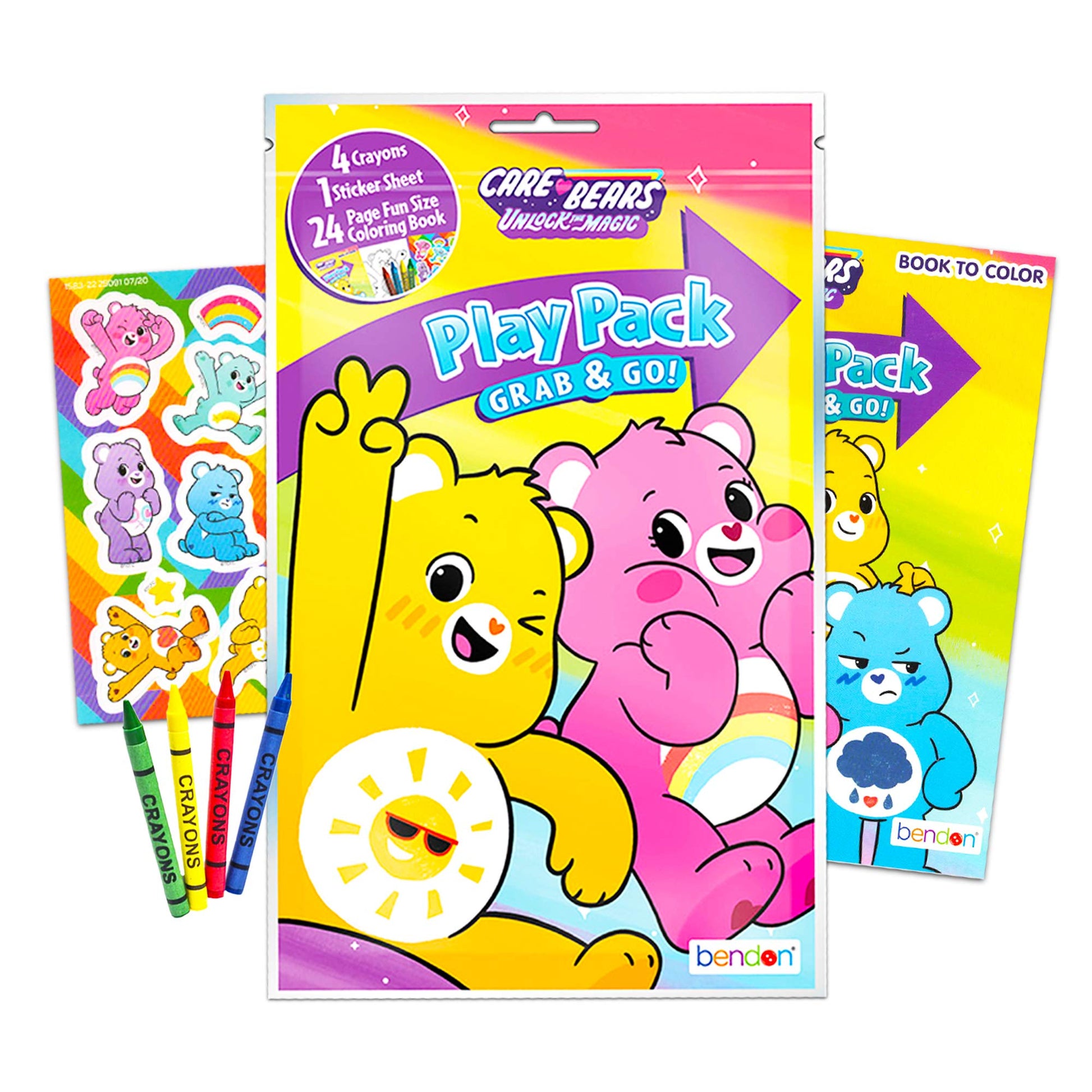 Bendon Publishing Care Bears Activity Book Set Care Bears Coloring Book Bundle - Care Bears Activity Set Featuring Care Bears Stickers, Care Bears
