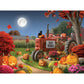 Bits and Pieces - Large 300 Piece Jigsaw Puzzle for Adults - ‘Happy Hollow’ -Halloween Jigsaw Puzzle by Artist Alan Giana …, Completed Puzzle Size