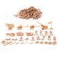 JOYIN 164 Piece Military Soldier Playset Army Men Play Bucket Army Action Figures Battle Group Deluxe Military Playset, Aircrafts, Helicopters, Tanks