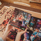 Horror Night Watch Party 1000-Piece Jigsaw Puzzle By Rachid Lotf | Brain Teaser for Adults, Educational Developmental Toys & Games, Building Kit