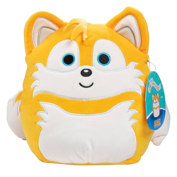 Squishmallows Original 8-Inch Tails - Sonic The Hedgehog- Official Jazwares Plush - Collectible Soft & Squishy SEGA Stuffed Animal Toy - Add to Your