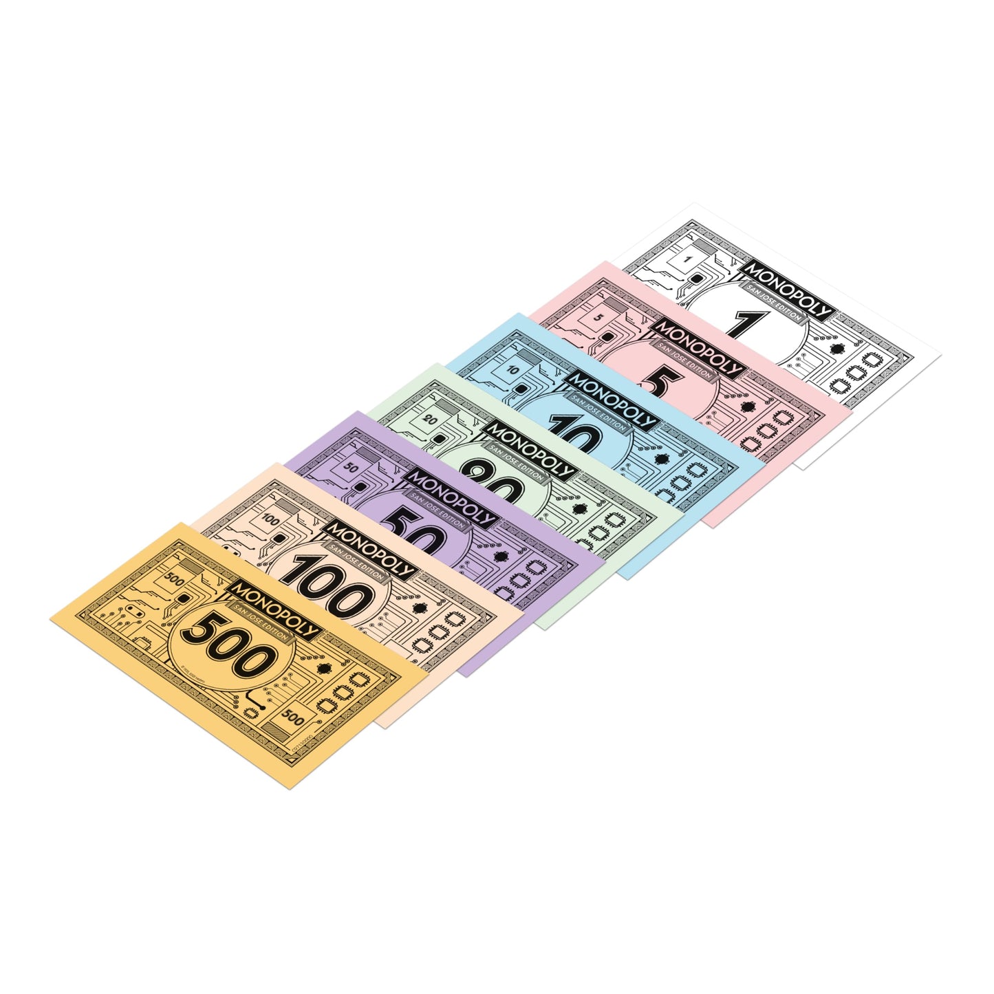 Monopoly Board Game San Jose Edition: 2-6 Players Family Board Games for Kids and Adults, Board Games for Kids 8 and up, for Kids and Adults, Ideal