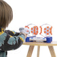 JOYIN T-Interstellar Shooting Game Target Set of Shooting Pop Out Targets with 2 Rotating Barrier, Include 2 Foam Darts Toy Guns and Convenient Clips