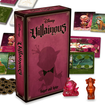Ravensburger Disney Villainous - Sugar & Spite Strategy Board Game - Compatible with Other Villainous Games - with King Candy or Shere Khan - 2019 Toy