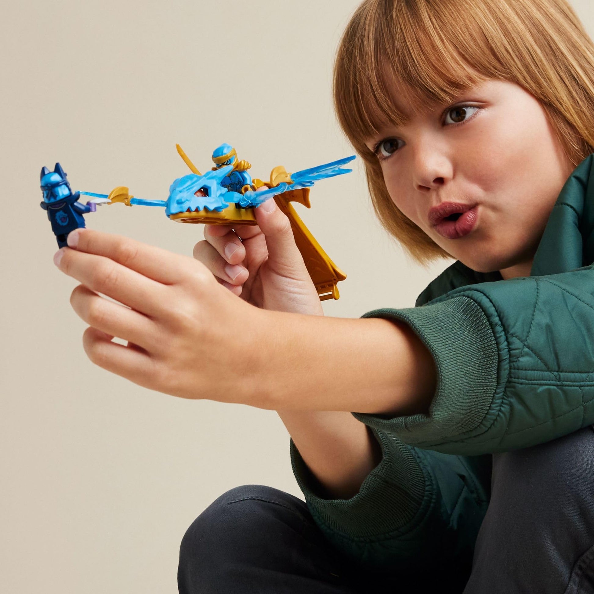 LEGO NINJAGO NYA’s Rising Dragon Strike Toy, Ninja Action Figure Playset with NYA Minifigure, Building Ninja Battle Set for Kids, Gift Idea for Boys