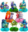 8Pcs Cartoon For Monster Honeycomb Table Centerpiece,Birthday Party Supplies Table Decorations for Party Decorations.