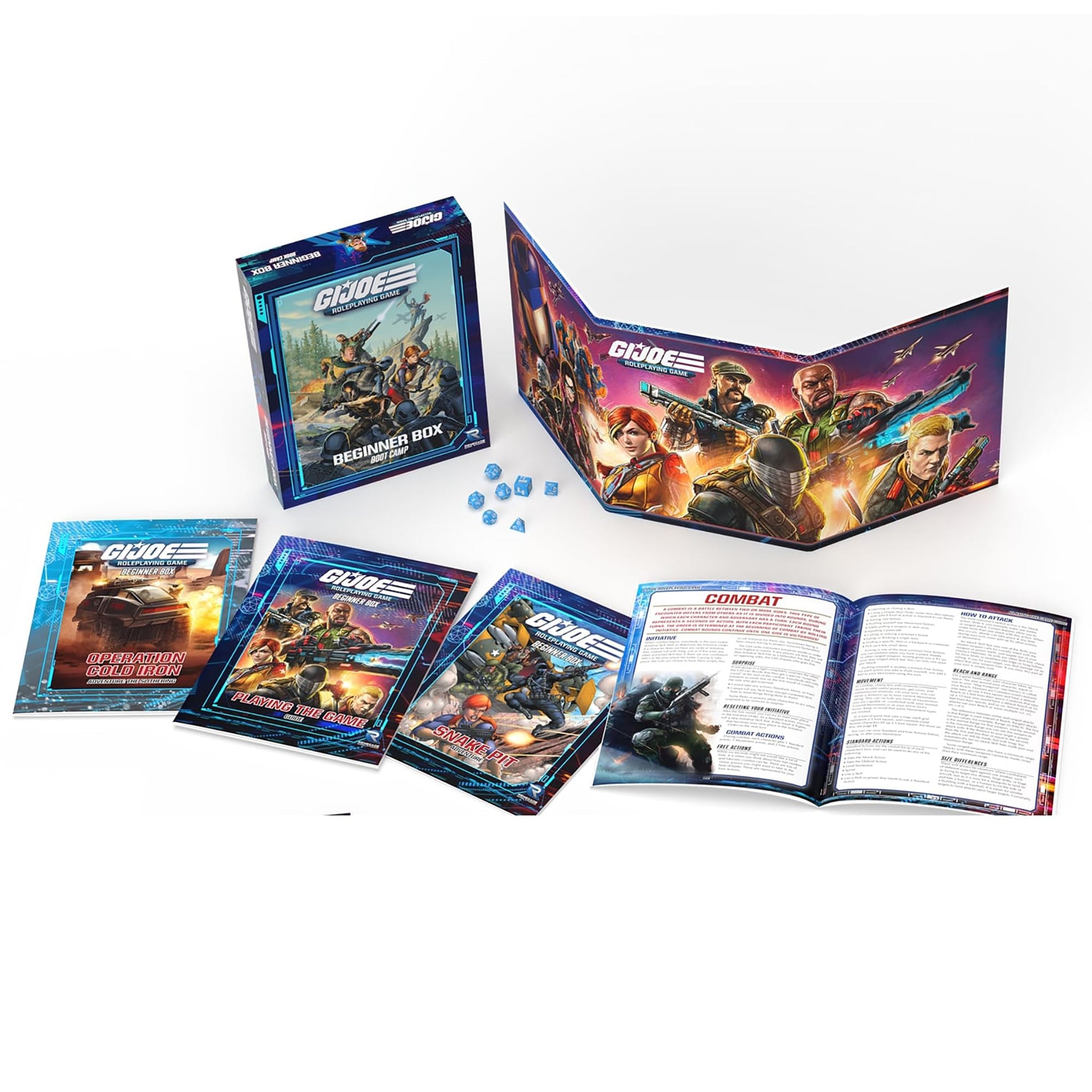 Renegade Game Studios G.I. Joe RPG Beginner Box - Boot Camp Tabletop Roleplaying Game Starter Set