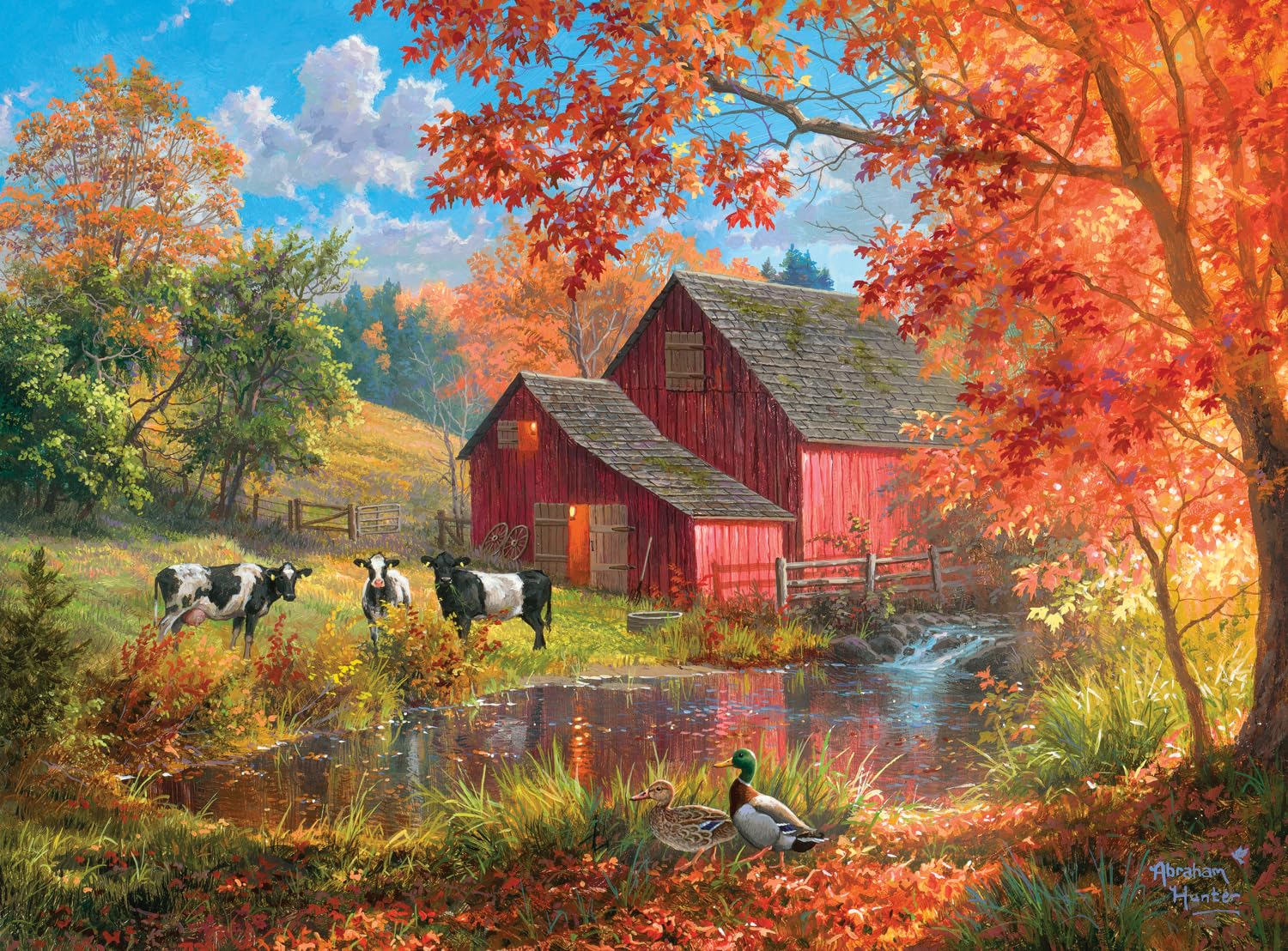 Buffalo Games - Life on the Farm - 1000 Piece Jigsaw Puzzle for Adults