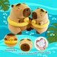 WUFUVAP Cute Capybara Plush Adorable Capybara Stuffed Animal Soft Stuffed Capibara Toys Plushies Pillow Gifts for Kids (10 Inches)
