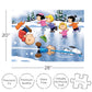 AQUARIUS Peanuts Cast Skating 1000 Piece Holiday Jigsaw Puzzle